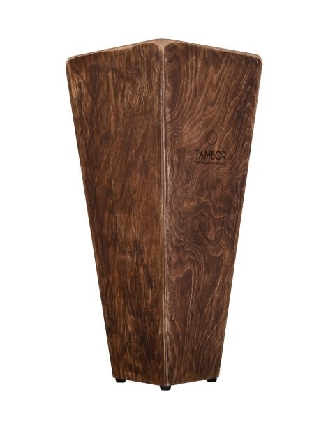 Cajon Cubano Artigianale Tres Golpe Mogano serie Havana effetto Brushed mezzo profilo