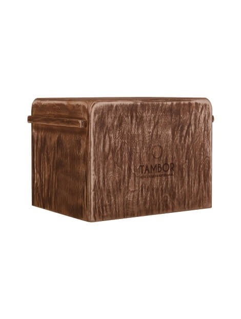 Cajon Cubano Artigianale Cajita Mogano serie Havana effetto Brushed mezzo profilo