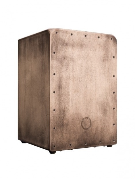 Tambor Cajon Flamenco Artigianale Professionale modello Meta Betulla sfumanto Nero