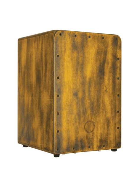 Tambor Cajon Flamenco Artigianale Professionale modello Meta Betulla sfumanto Nero